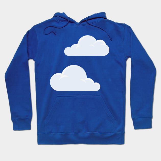 Fluffy clouds Hoodie by EuGeniaArt